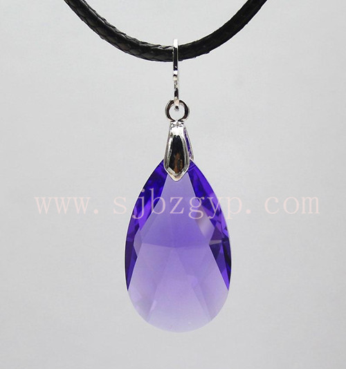 Large crystal necklace